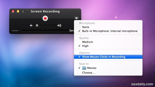 set hotkeys for quicktime player mac